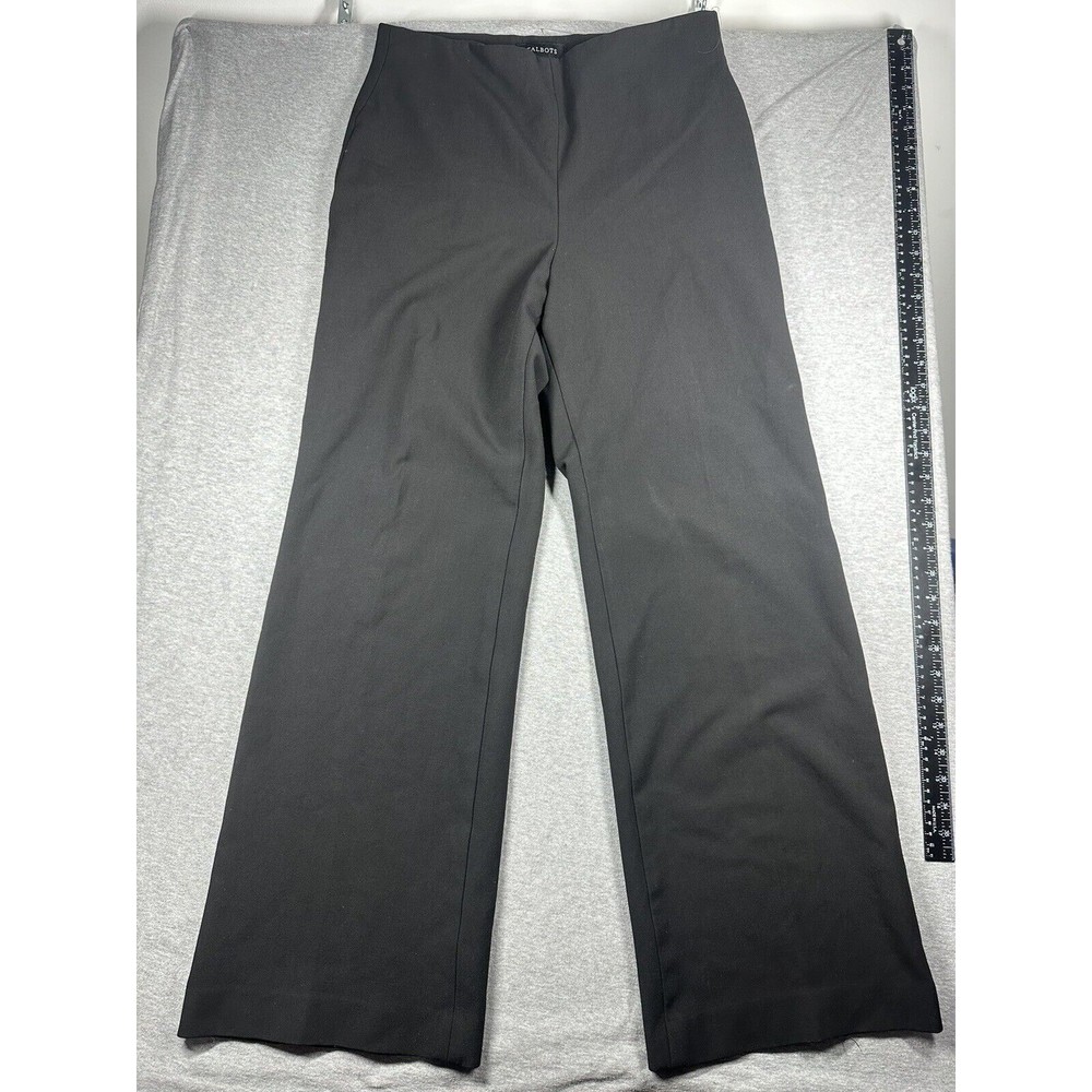Talbots‎ Black Womens Dress Pants Casual Size 10 Size Zip